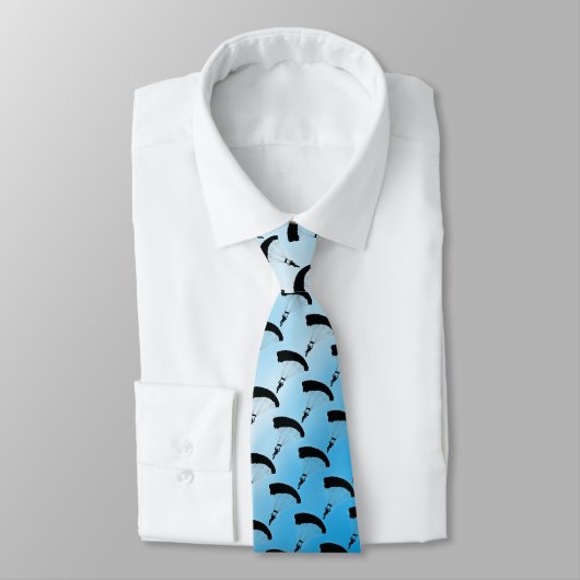 Skydiving Design Necktie Krawatte (Gebunden)
