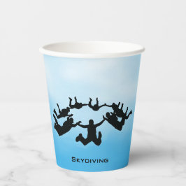 Skydiving Design Paper Cup Pappbecher