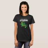 Skydiving Dinosaur T Rex Hates Skydiving T-Shirt (Vorne ganz)
