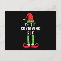 Skydiving Elf Christmas Matching Familiengeschenk