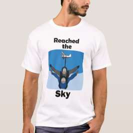 Skydiving erreichte den Himmel Skydiver Geburtstag T-Shirt