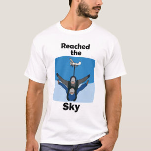 Skydiving erreichte den Himmel Skydiver Geburtstag T-Shirt