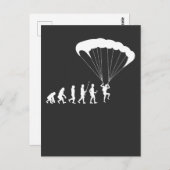 Skydiving Evolution Sport Hobby Paraglider Postkarte (Vorne/Hinten)
