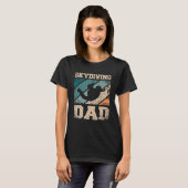 Skydiving Father Dad T-Shirt (Vorne ganz)