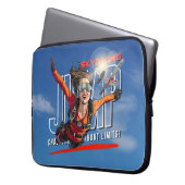  Skydiving-Feel Freedom Above Clouds | 15" Women Laptopschutzhülle (Vorderseite Links)
