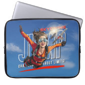  Skydiving-Feel Freedom Above Clouds | 15" Women Laptopschutzhülle (Vorderseite)
