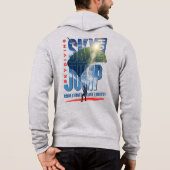 Skydiving-Feel Freedom Above Clouds | Men Full-zip Hoodie (Rückseite)