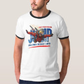 Skydiving-Feel Freedom Above Clouds | Men's Ringer T-Shirt (Vorderseite)