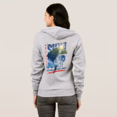 Skydiving-Feel Freedom Above Clouds | Women F-zip Hoodie (Schwarz voll)