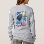 Skydiving-Feel Freedom Above Clouds | Women L.S T-Shirt (Rückseite)