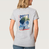 Skydiving-Feel Freedom Above Clouds | Women V-Neck T-Shirt (Rückseite)