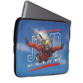 Skydiving-Feel Freedom Above the Clouds | 13" Men Laptopschutzhülle (Vorne Rechts)