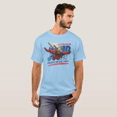 Skydiving-Feel Freedom Above the Clouds | Aldult T-Shirt (Vorne ganz)