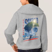 Skydiving-Feel Freedom Above the Clouds | Kids Hoodie (Rückseite)
