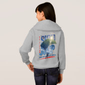 Skydiving-Feel Freedom Above the Clouds | Kids Hoodie (Schwarz voll)