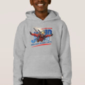 Skydiving-Feel Freedom Above the Clouds | Kids Hoodie (Vorderseite)