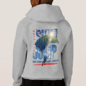 Skydiving-Feel Freedom Above the Clouds | Kids Hoodie (Rückseite)