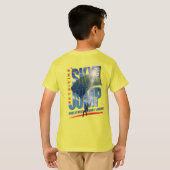 Skydiving-Feel Freedom Above the Clouds | Kids T-Shirt (Schwarz voll)