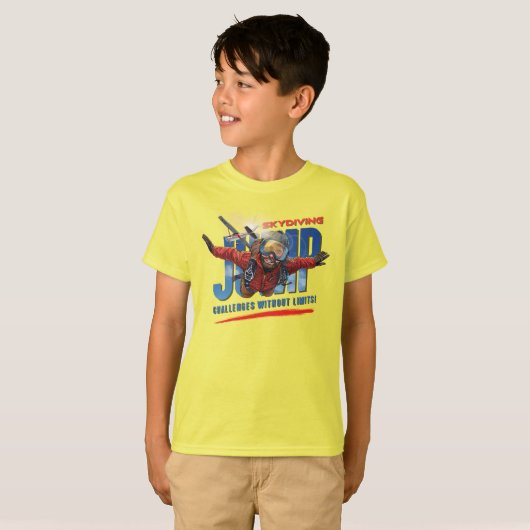 Skydiving-Feel Freedom Above the Clouds | Kids T-Shirt (Vorne ganz)