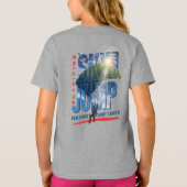 Skydiving-Feel Freedom Above the Clouds | Kids T-Shirt (Rückseite)