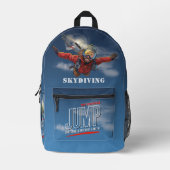 Skydiving-Feel Freedom Above the Clouds | Men Bedruckter Rucksack (Vorderseite)