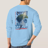 Skydiving-Feel Freedom Above the Clouds | Men L. S T-Shirt (Rückseite)