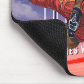  Skydiving-Feel Freedom Above the Clouds | (Men) Mousepad (Ecke)