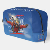  Skydiving-Feel Freedom Above the Clouds | Men Waschbeutel (Rechte Ecke)