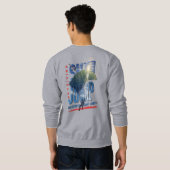 Skydiving-Feel Freedom Above the Clouds | Men's Sweatshirt (Schwarz voll)