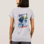 Skydiving-Feel Freedom Above the Clouds | Women T-Shirt (Rückseite)