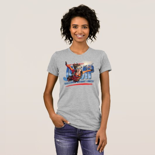 Skydiving-Feel Freedom Above the Clouds | Women T-Shirt (Vorne ganz)