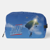  Skydiving-Feel Freedom Above the Clouds | Women's Waschbeutel (Rückseite)