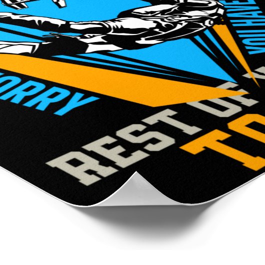 Skydiving If Your Parachute Doesnt Deploy Dont  Poster (Ecke)