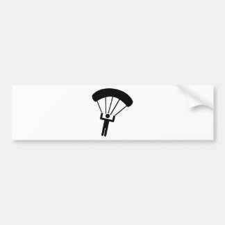 Skydiving Ikone Autoaufkleber