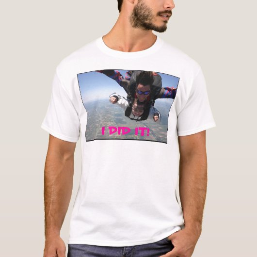 Skydiving Jana TAT ICH ES! 41 T-Shirt (Vorderseite)