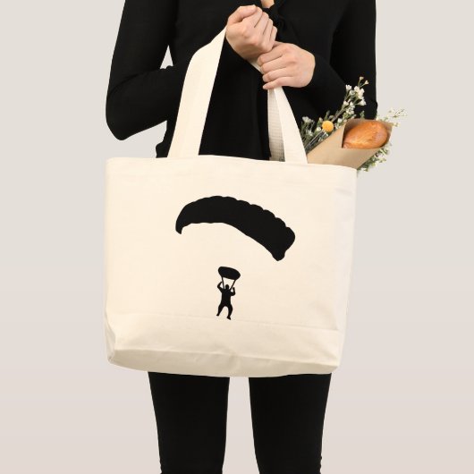 Skydiving Jumbo Stoffbeutel (Vorderseite (Produkt))