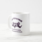 SKYDIVING KAFFEETASSE (Vorderseite Links)