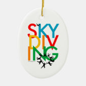 Skydiving Keramikornament (Vorne)