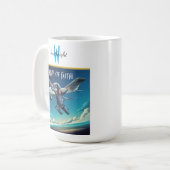 Skydiving Leap of Faith Kaffeetasse (Vorderseite Links)