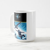 Skydiving Leap of Faith Kaffeetasse (Vorderseite Links)