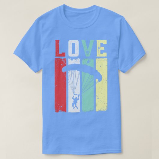Skydiving-Liebe T-Shirt (Design vorne)