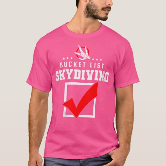 Skydiving-Liste der Frauen T-Shirt (Vorderseite)