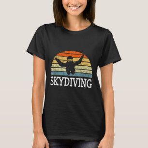 Skydiving Lustiges Fliegendes Geschenk Fallschirm T-Shirt
