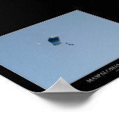 Skydiving Maspalomas, Gran Canaria Poster (Ecke)