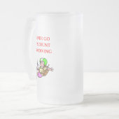 Skydiving Mattglas Bierglas (Vorderseite Links)