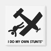 Skydiving meine eigenen Stunts Magnet (Vorne)