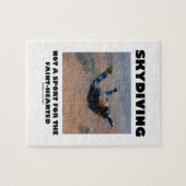 Skydiving nicht ein Sport für das zaghafte Puzzle (Horizontal)