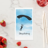 Skydiving Parachuting Design Gästetuch Napkin Serviette (Beispiel)