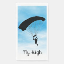 Skydiving Parachuting Design Gästetuch