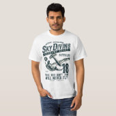 Skydiving Parachuting Skydive Tee Skydiver (Vorne ganz)